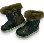 AH Dívčí zelené sněhule Barva: Zelená, Velikost: 24