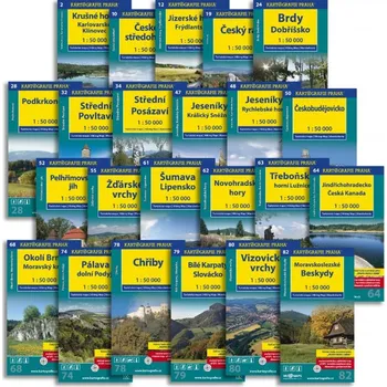 Kartografie PRAHA, a. s. Sada turistických map 1 : 50 000