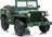 Jeep Willys vojenské vozidlo 4x4, zelené