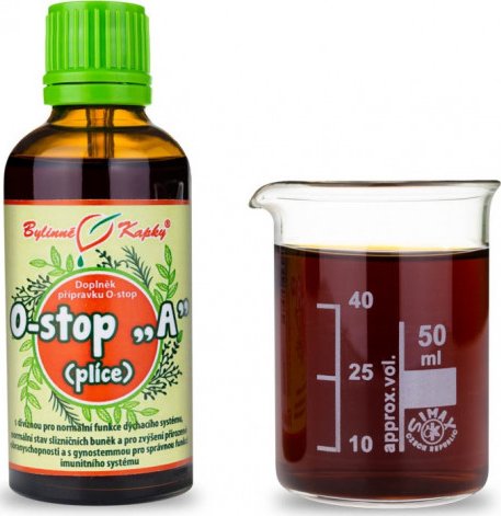Bylinné kapky s.r.o. Onko "A" - plíce tinktura 50 ml | Bylinné kapky