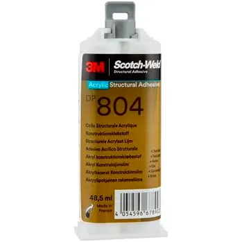 Průmyslové lepidlo DP804 3M Scotch-Weld 2K trvale transparentní akrylátové lepidlo na plasty, transparentní, 48,5 ml