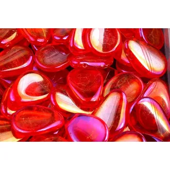 Korálek Korálky lístek 1662 (11x16mm)