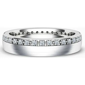 Prsten Korbička Šperky DÁMSKÝ SNUBNÍ PRSTEN BASIC 027 - Diamant SI1/E -bílé zlato/žluté zlato/červené zlato