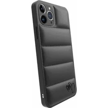 Pouzdro na mobilní telefon Picasee Puffer case pro Apple iPhone 11 Pro Max - Separ Puffer - Černá