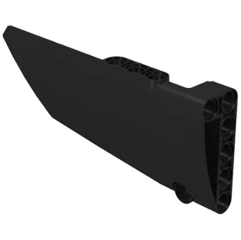 Stavebnice LEGO 64392 Black Technic, Panel Fairing #17 Large Smooth, Side A (Černá panelová kapotáž Technic #17 Velká hladká, strana A)