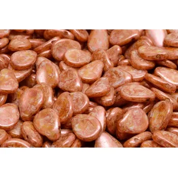 Korálek Lístek sasanky 8x11mm č. 23