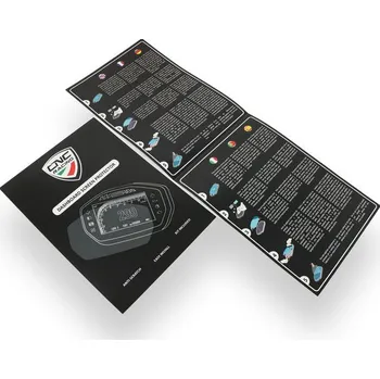 Polep vozidla CNC Racing ITALY Folie přístrojové desky CNC Racing pro Ducati Panigale V4 + Multistrada