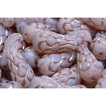 Korálek Korálky Šiška borová (25x12mm) č. 44