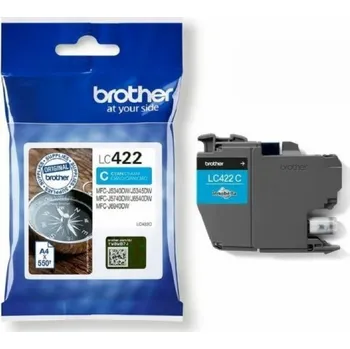 Tiskárna Inkoust Brother azurový LC-422C