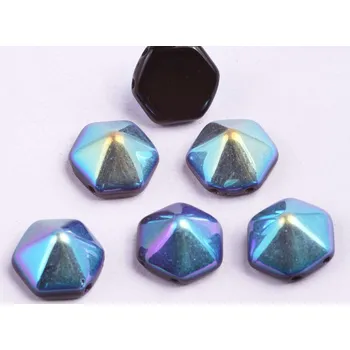 Korálek Dvoudírkový hexagon č46