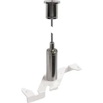 Bodové svítidlo BIG WHITE (SLV) 3m drátěné lano výkyvný závěs 48 V TRACK, bílá 1006608