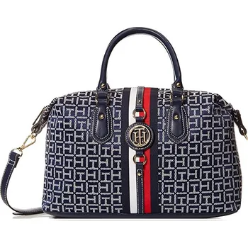 Tommy Hilfiger Kabelka Handbag Jaden Satchel Navy White