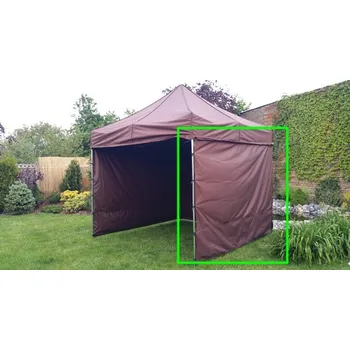 Krycí plachta Boční plachta Profi Steel šíře 2,5 m - Hnědá