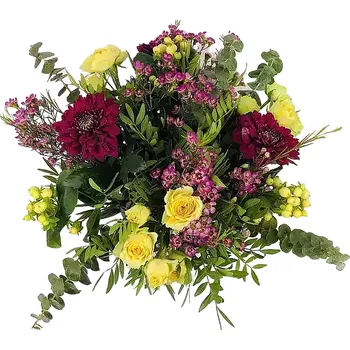 umělá květina Kytice Bára Chryzantémy