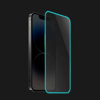 3x Picasee 3D Ochranné tvrzené sklo se svítícím rámečkem pro Xiaomi Redmi Note 10S - Modrá - 2+1 zdarma
