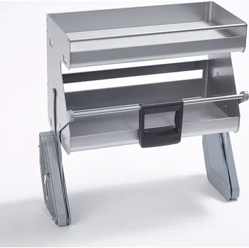 Nábytkové kování KES 021712 iMove, set se dvěmi policemi, 600mm, šedá (KES 021712 iMove, set se dvěmi policemi, 600mm, šedá)