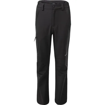 Chlapecké kalhoty Dětské Softshellové kalhoty HI-TEC JATUNI JR 51595-BLACK – Černá 140