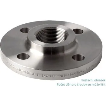 Závitová příruba, 1.4301, EN-1092 typ 13 B1, PN10/16, DN 65x2 1/2" (4 díry)