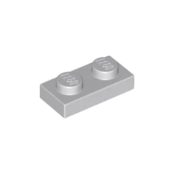 Stavebnice LEGO 3023 Light Bluish Gray Plate 1 x 2 (Světle modrošedá deska 1 x 2)