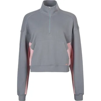Dámská mikina Dámská Mikina O'NEILL GLOBAL AMARYLLIS 1/2 ZIP CREW 1750018-15028 – Šedá XS
