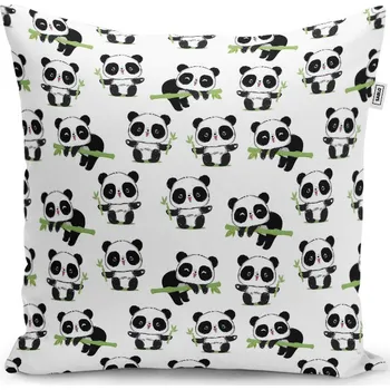 Polštář Sablio Polštář Pandy s větvičkou - 40x40 cm