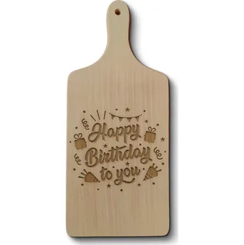 Kuchyňské prkénko Sablio Prkénko Happy birthday to you 3
