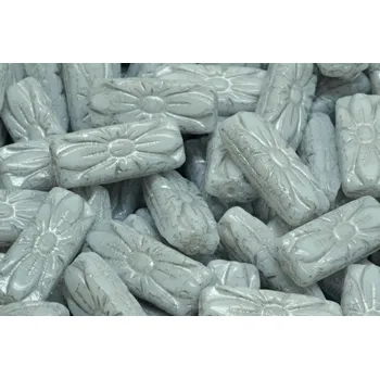 Korálek Obdélníkové květinové korálky 3632 (20x8 mm)