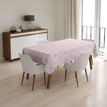 ubrus Sablio Ubrus Růžové puntíky - 90x90 cm