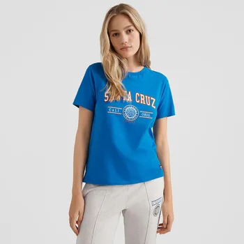 Dámské tričko Dámské Tričko s krátkým rukávem O'NEILL SURF STATE T-SHIRT 1850048-15029 – Modrá XL