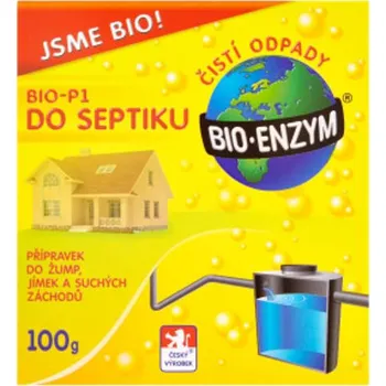 Čistič septiku a jímky Bio-enzym Bio P1 do septiku 100 g