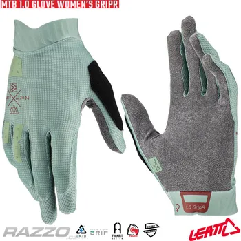 Chránič rukou Dámské rukavice na kolo Leatt MTB 1.0 GripR Glove Womens Pistachio 2023 7 - XS