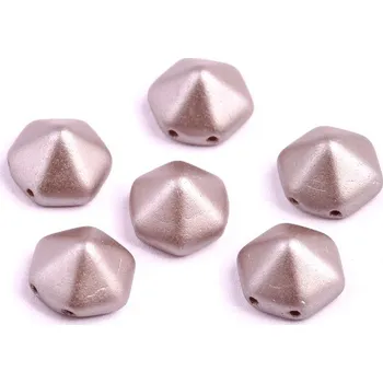 Korálek Dvoudírkový hexagon č179