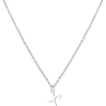 Náhrdelník Šperky4U Ocelový náhrdelník, písmeno - OPD0339-X