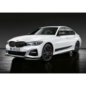 Tuning BMW Sada nástavců prahů - černý lesk