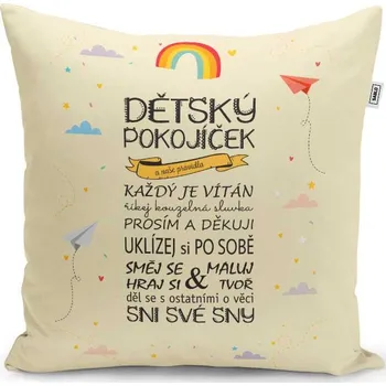 Polštář Sablio Polštář Dětský pokojíček: 40x40 cm