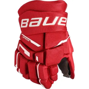 Hokejové rukavice Rukavice Bauer Supreme M3 S23 JR, Junior, červená, 10" Bauer