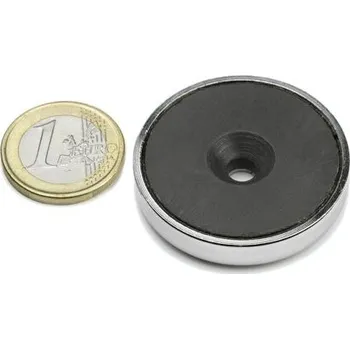Dekorativní magnet Feritový magnetický úchyt Ø&nbsp;40&nbsp;mm, síla 20&nbsp;kg