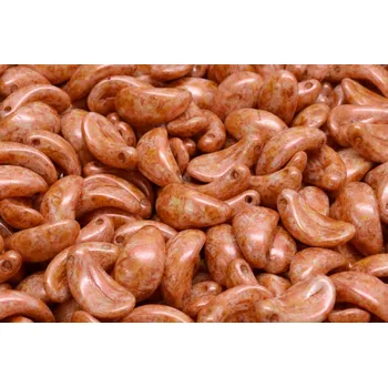 Korálek Korálky Zahnuté lístky č.1707 (7x13mm)