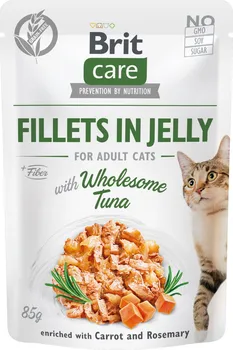 Krmivo pro kočku Brit Care Cat Fillets in Jelly with Wholesome Tuna 85 g