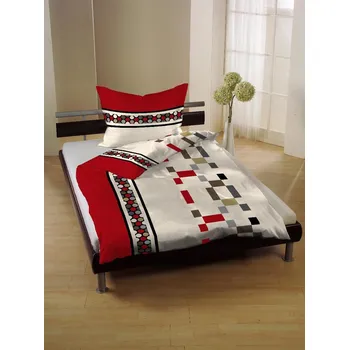 Povlečení Gerald Wittmann Ložní povlečení Lena 140x200/90x70 cm Vzor 29155/1 Vafle 100% Bavlna