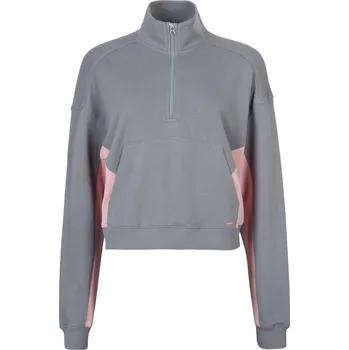 Dámská mikina Dámská Mikina O'NEILL GLOBAL AMARYLLIS 1/2 ZIP CREW 1750018-15028 – Šedá XL
