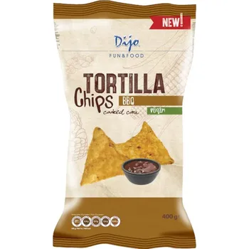Slaná pochutina DIJO Tortilla chips Nachos BBQ 400g