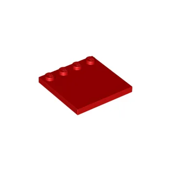 Hračka 6179 Red Tile, Modified 4 x 4 with Studs on Edge (Červená modifikovaná dlaždice 4 x 4 s kolíky na okraji)