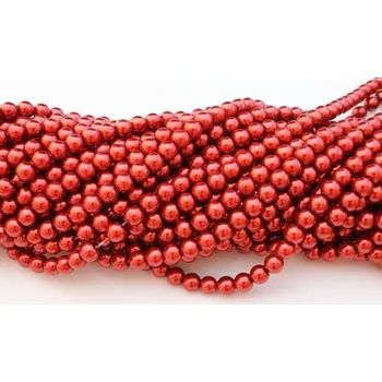 Dětské navlékací korálky Korálky voskované č. 45 - 12 mm