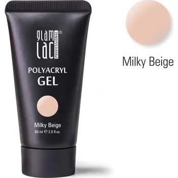 Umělé nehty GlamLac Polyacryl Gel Milky Beige 30-60ml 30ml: 30ml