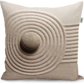 Polštář Sablio Polštář Otisk v písku - 40x40 cm