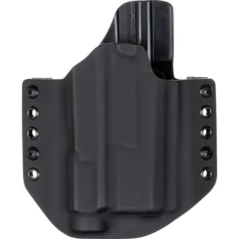 Příslušenství pro sportovní střelbu RH Holsters OWB - CZ P-10 C OR + Fenix GL19R - vnější kydexové pouzdro - poloviční sweatguard - černá/černá Pouzdro je pro: Levák