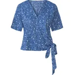 esmara® Dámská zavinovací blůza (S(36/38), modrá)