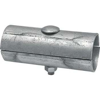 Stájová ocelová spojka dvojitá dvoudílná se šroubem průměr 60 mm
