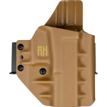 Příslušenství pro sportovní střelbu RH Holsters FROGY - Glock 19/23/32 - Glock 19X/45 - Glock 26 - vnější kydexové pouzdro - poloviční sweatguard - coyote hnědá Pouzdro je pro: Pravák